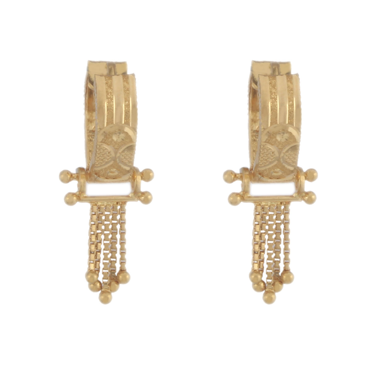 Simpal 22k gold v shape bali Earrings designs with weight and price   Latest new gold earring design  YouTube